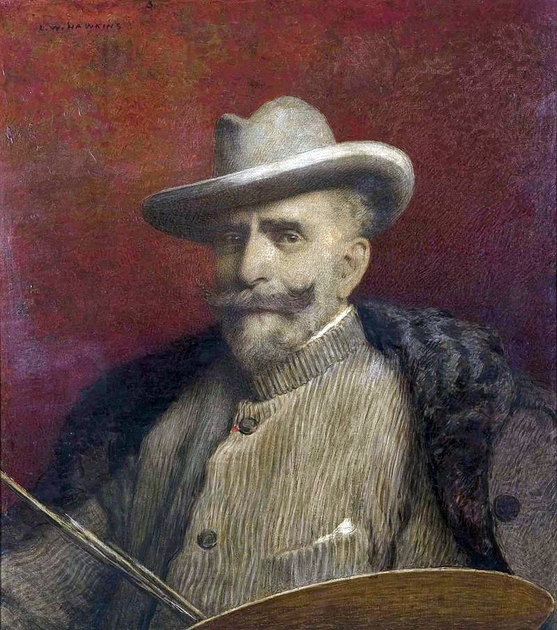 Autoritratto con tavolozza